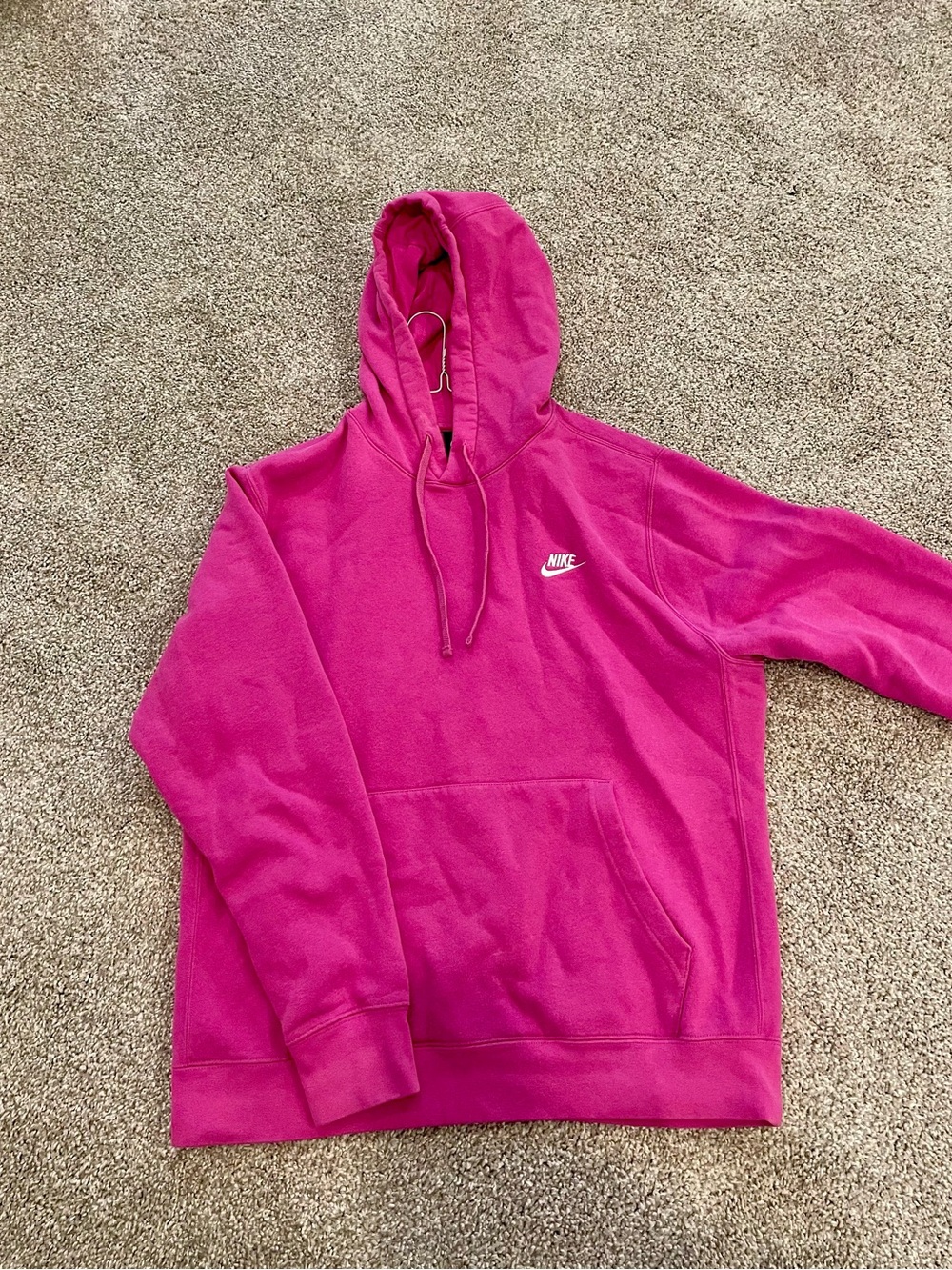 Nike Pink Fleece Hoodie